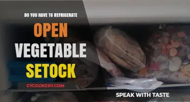 Should Open Vegetable Stock Be Refrigerated? Essential Storage Tips