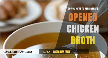 Opened Chicken Broth: To Refrigerate or Not? Expert Tips