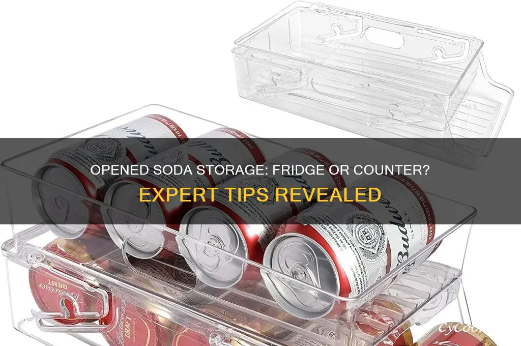 do you have to refrigerate opened soda