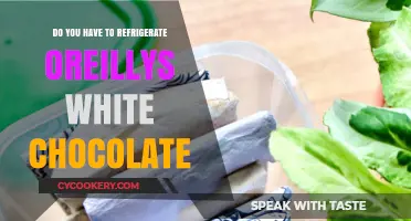 Should You Refrigerate O'Reilly's White Chocolate? Storage Tips Revealed