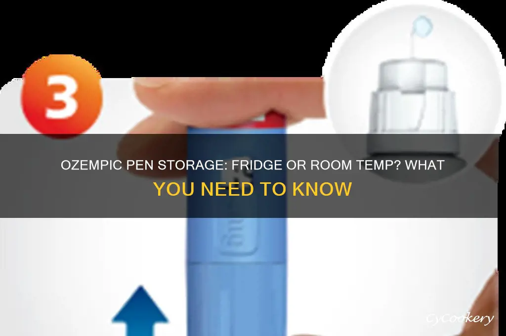 do you have to refrigerate ozempic pen