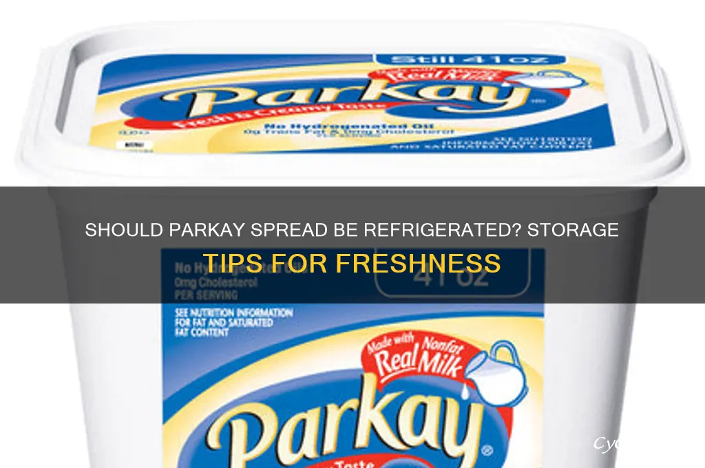 do you have to refrigerate parkay spread