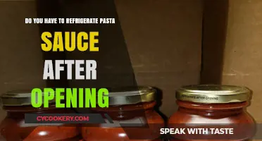 Refrigerate Pasta Sauce After Opening: Essential Tips for Freshness