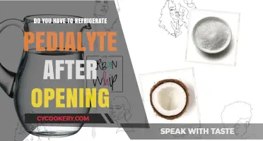 Refrigerating Pedialyte After Opening: Essential Tips for Proper Storage