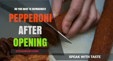 Should Opened Pepperoni Be Refrigerated? Storage Tips for Freshness