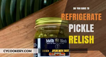 Should Pickle Relish Be Refrigerated? Storage Tips for Freshness