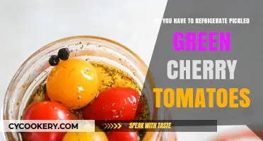 Should Pickled Green Cherry Tomatoes Be Refrigerated? Storage Tips
