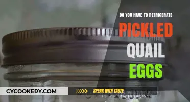Refrigerating Pickled Quail Eggs: Essential or Optional? Expert Tips