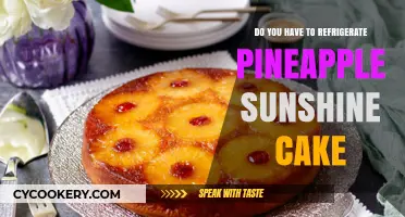 Pineapple Sunshine Cake: Refrigerate or Not? Storage Tips Revealed