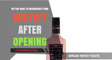Should You Refrigerate Pink Whitney After Opening? A Guide