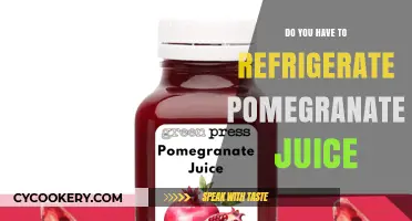 Should Pomegranate Juice Be Refrigerated? Storage Tips for Freshness