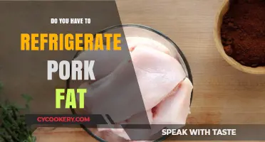 Should Pork Fat Be Refrigerated? Storage Tips for Freshness and Safety