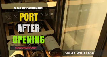 Should Port Be Refrigerated After Opening? A Wine Storage Guide