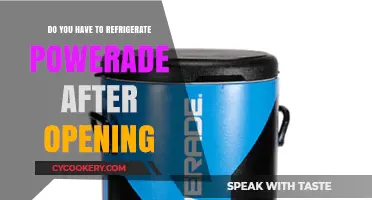 Should You Refrigerate Powerade After Opening? Storage Tips Revealed