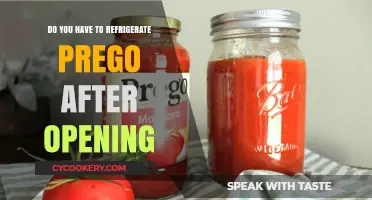Should You Refrigerate Prego After Opening? A Storage Guide