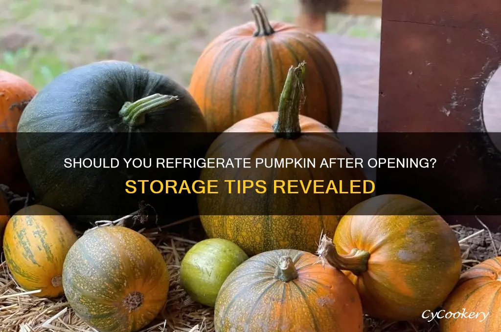do you have to refrigerate pumpin after opening