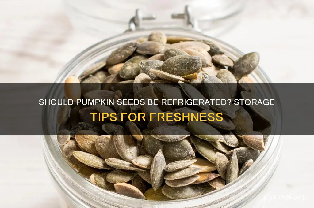 do you have to refrigerate pumpkin seeds