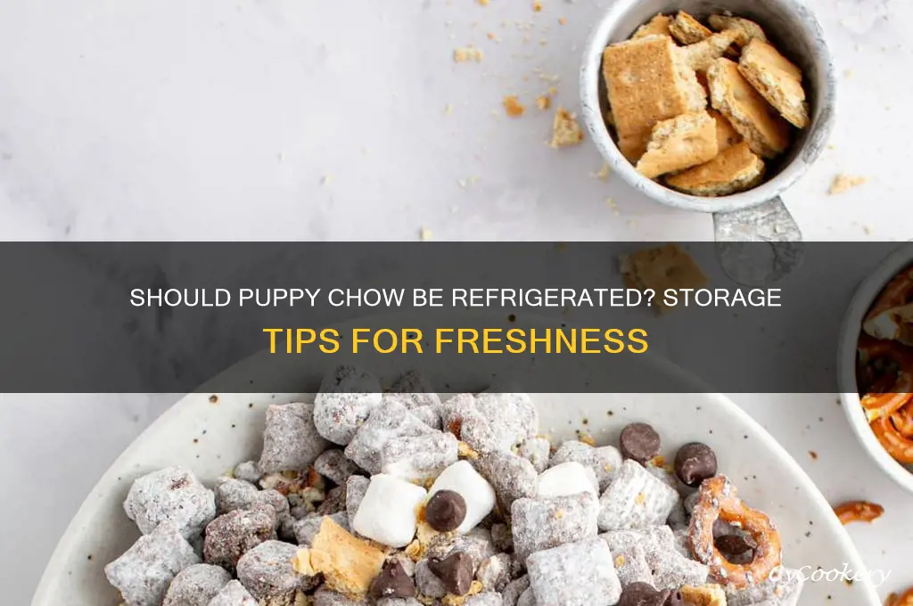 do you have to refrigerate puppy chow