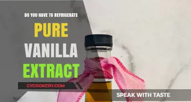 Should Pure Vanilla Extract Be Refrigerated? Storage Tips Revealed