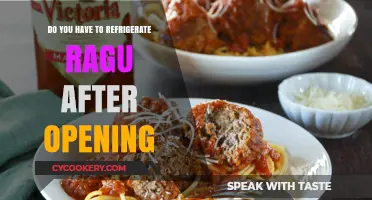 Refrigerating Ragu: Essential Tips for Storing Opened Sauce Safely