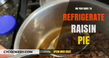 Should Raisin Pie Be Refrigerated? Storage Tips for Freshness