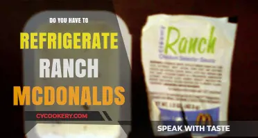 Should McDonald's Ranch Dressing Be Refrigerated? Storage Tips Revealed