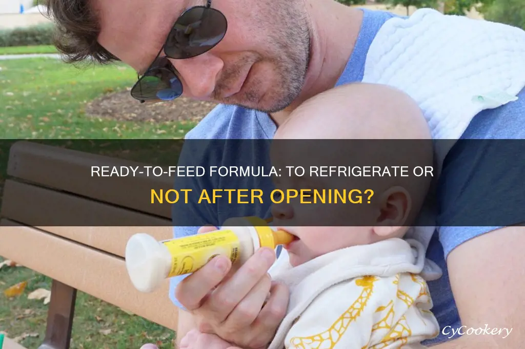 do you have to refrigerate ready to feed formula