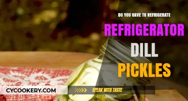 Refrigerator Dill Pickles: To Chill or Not to Chill?