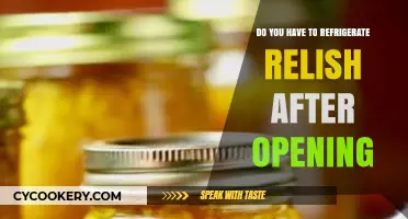 Refrigerate Relish After Opening? Storage Tips for Freshness and Flavor