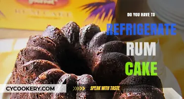 Should Rum Cake Be Refrigerated? Storage Tips for Freshness