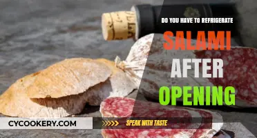 Should Opened Salami Be Refrigerated? Storage Tips for Freshness