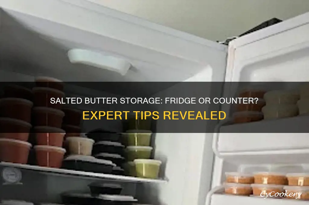 do you have to refrigerate salted butter