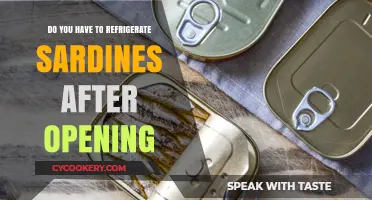 Refrigerating Sardines: Essential Tips After Opening the Can