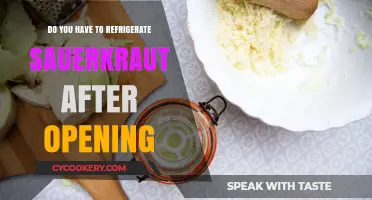 Refrigerating Sauerkraut: Essential Post-Opening Storage Tips for Freshness