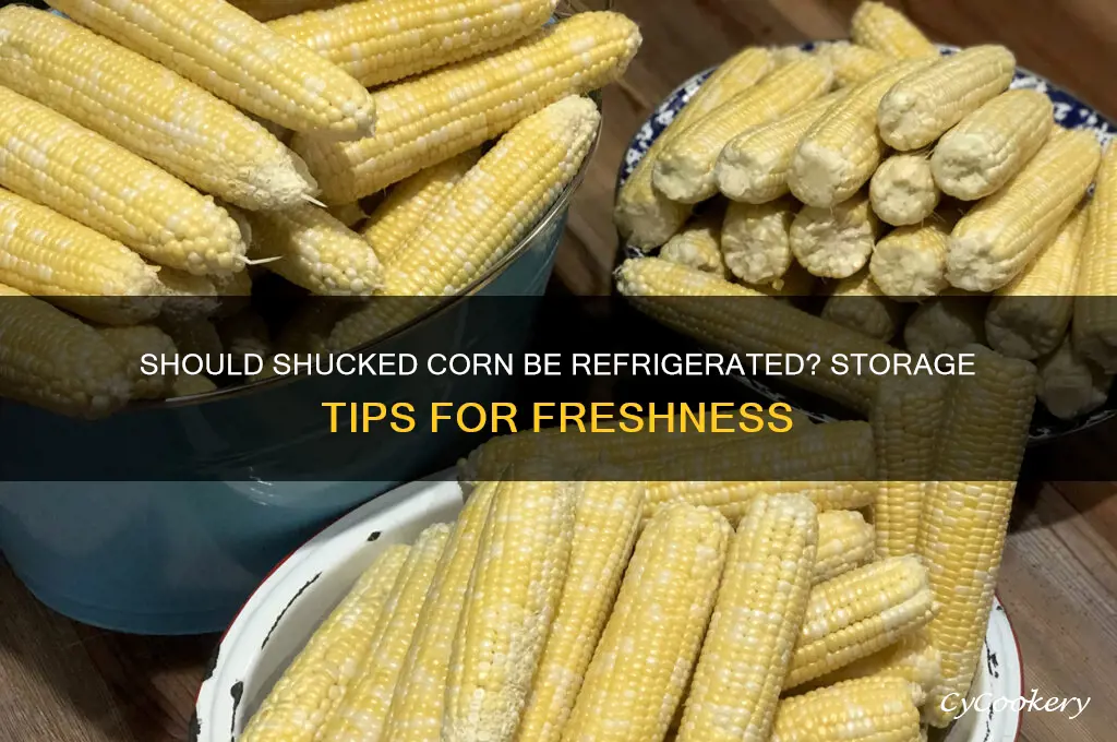 do you have to refrigerate shucked corn