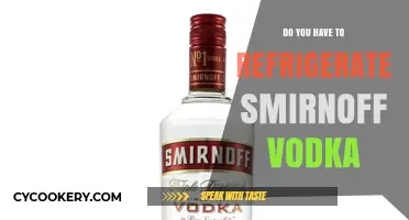 Should Smirnoff Vodka Be Refrigerated? Storage Tips for Optimal Taste