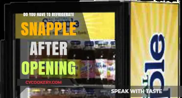 Should You Refrigerate Snapple After Opening? A Complete Guide