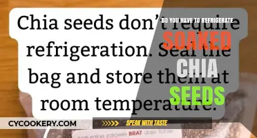Should Soaked Chia Seeds Be Refrigerated? A Storage Guide