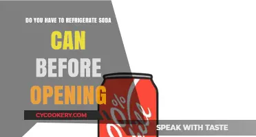 Should You Chill Soda Cans Before Opening? The Truth Revealed