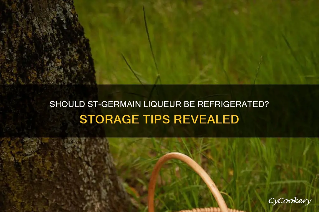 do you have to refrigerate st germain