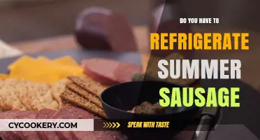 Should Summer Sausage Be Refrigerated? Storage Tips for Freshness