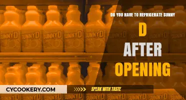 Should You Refrigerate Sunny D After Opening? Storage Tips Revealed