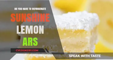 Should Sunshine Lemon Bars Be Refrigerated? A Storage Guide