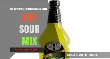 Should Sweet and Sour Mix Be Refrigerated? A Storage Guide