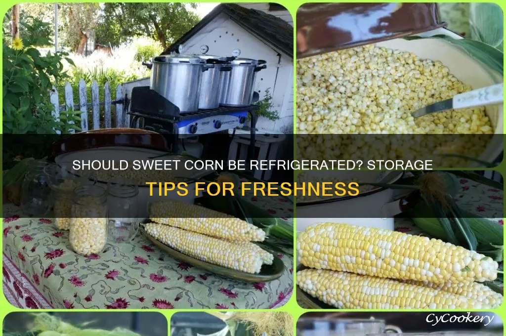 do you have to refrigerate sweet corn