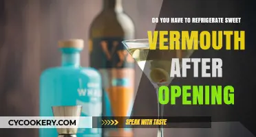 Refrigerate Sweet Vermouth After Opening: Essential Tips for Preservation