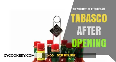 Refrigerate Tabasco After Opening: Essential Tips for Spicy Sauce Storage