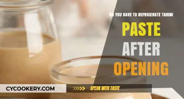 Should You Refrigerate Tahini Paste After Opening? Storage Tips Revealed