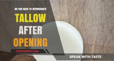 Should Opened Tallow Be Refrigerated? Storage Tips for Freshness