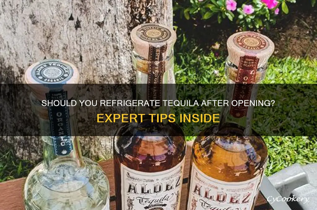 do you have to refrigerate tequila after opening